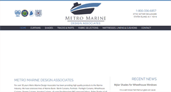 Desktop Screenshot of metromarine.com